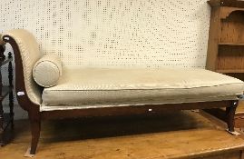 A modern chaise longue / day bed with st