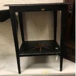 A 19th Century Continental ebonised and