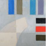 ARR DRUIE BOWETT (1924-1998) 'Accent Perimeter Quartered' Oil on canvas, signed and dated (19)95,