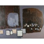 ARR DRUIE BOWETT (1924-1998) 'Habitation' Oil on canvas, signed and dated (19)63, inscribed with