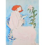 ARR BY AND AFTER LINDA LE KINFF (French, b.1949) 'L'Orchidee', colour lithograph, signed in pencil