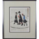 ARR BY AND AFTER LAURENCE STEPHEN LOWRY RBA RA (1887-1976) ' The Family' Off-set lithograph in