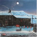 ARR PETER BROOK (1927-2009) Stop Here On Red But No Need Ta Stop Over- Night! colour print limited