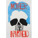 BY AND AFTER PAUL PETER PIECH (American 1920-1996) Mother Apartheid, linocut, three colour print
