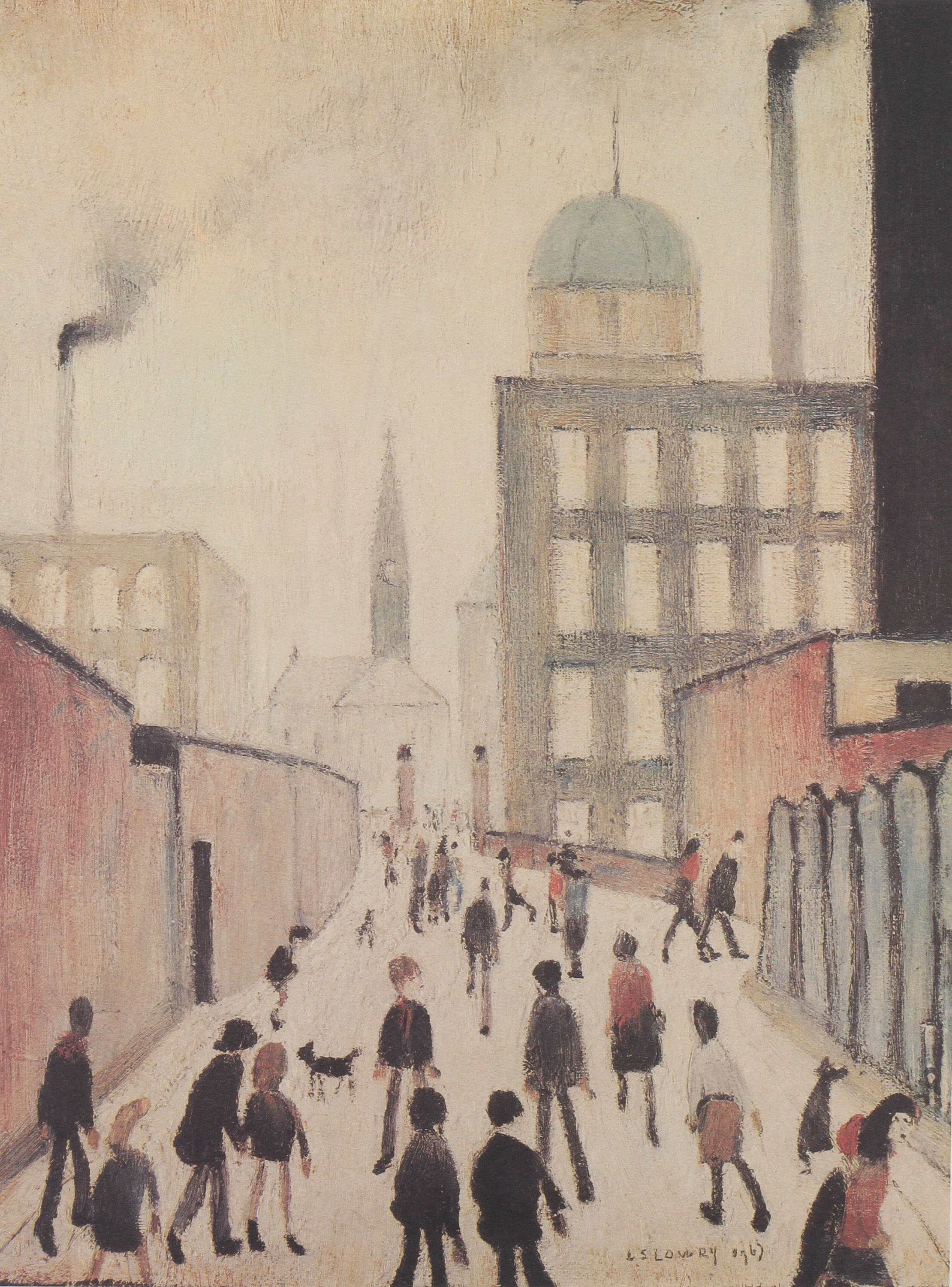 ARR BY AND AFTER LAURENCE STEPHEN LOWRY RBA RA (1887-1976) ' Mrs Swindell's Picture' Off-set