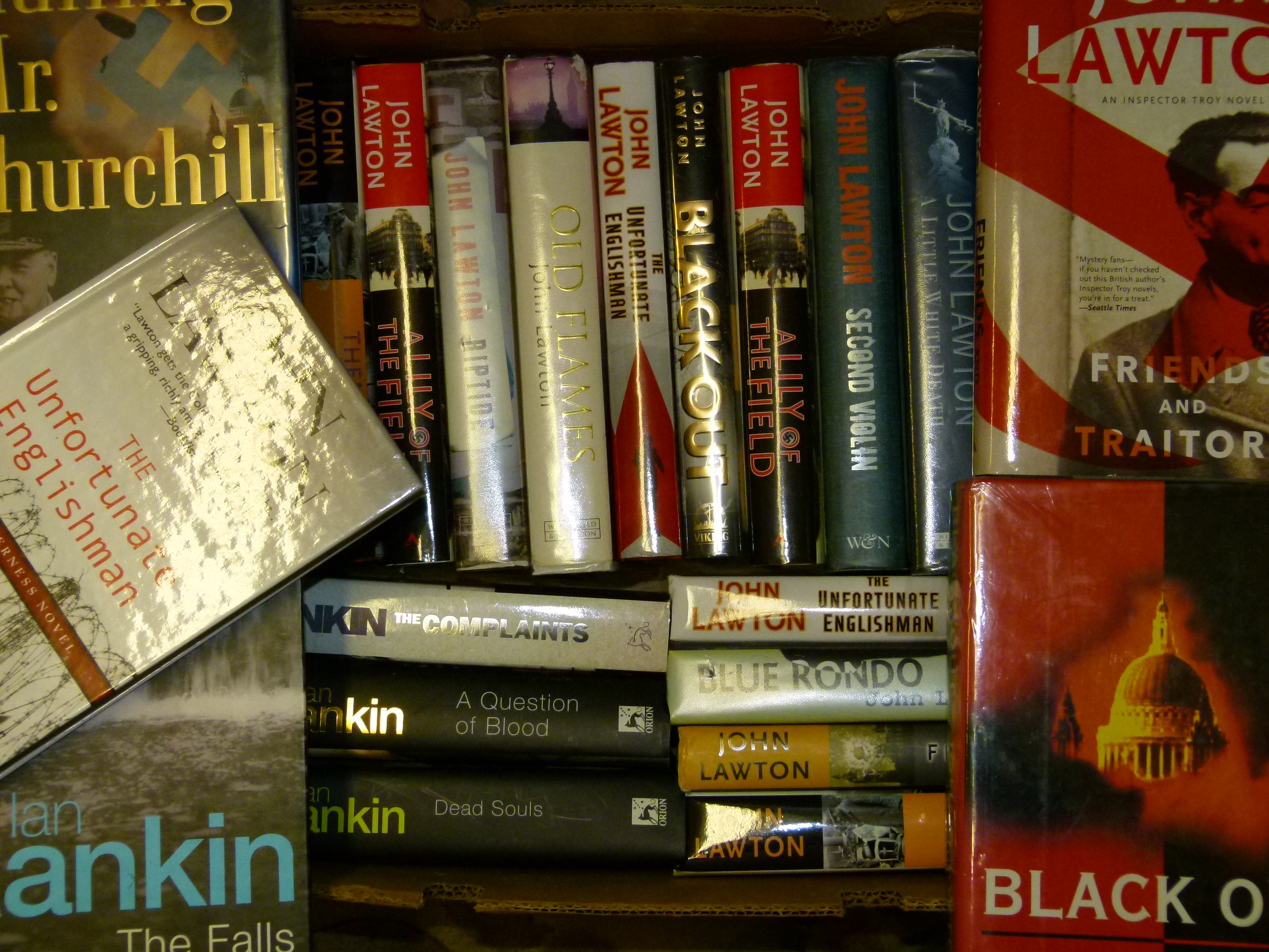 John Lawton, a collection of 21 hardback novels, plus 4 others by Ian Rankin, several 1st - Image 2 of 2