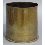 A 1st World War brass shell case, 23cm high