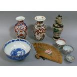 A small quantity of Chinese and Japanese ceramics etc