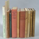 First editions - 11 different 20thC volumes, 9 signed by the authors, including Alec Coppel, St John