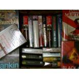 John Lawton, a collection of 21 hardback novels, plus 4 others by Ian Rankin, several 1st