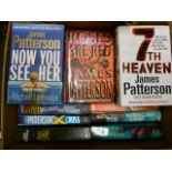 James Patterson, a collection of 23 hardback novels, several 1st editions, generally good to fine,