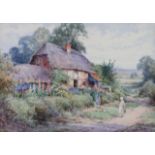 HENRY JOHN SYLVESTER STANNARD (1870-1951), nr Stratford on Avon, watercolour, signed lower left,