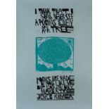 BY AND AFTER PAUL PETER PIECH (American, 1920-1996) I Think That I Shall Never see a Poem as