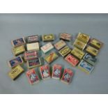 A small quantity of vintage matchboxes