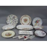 A quantity of decorative ceramics including dishes, bowls and platters