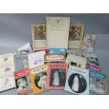 A quantity of commemorative pamphlets, together with HMV Junior Record Club Beatrix Potter