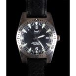 An Alsta gentleman's Nautoscaph stainless steel wristwatch, automatic 24 jewel lever movement,