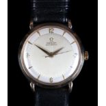 An Omega gentleman's 9ct gold wristwatch c.1957 automatic, '501' 20-jewel lever movement no