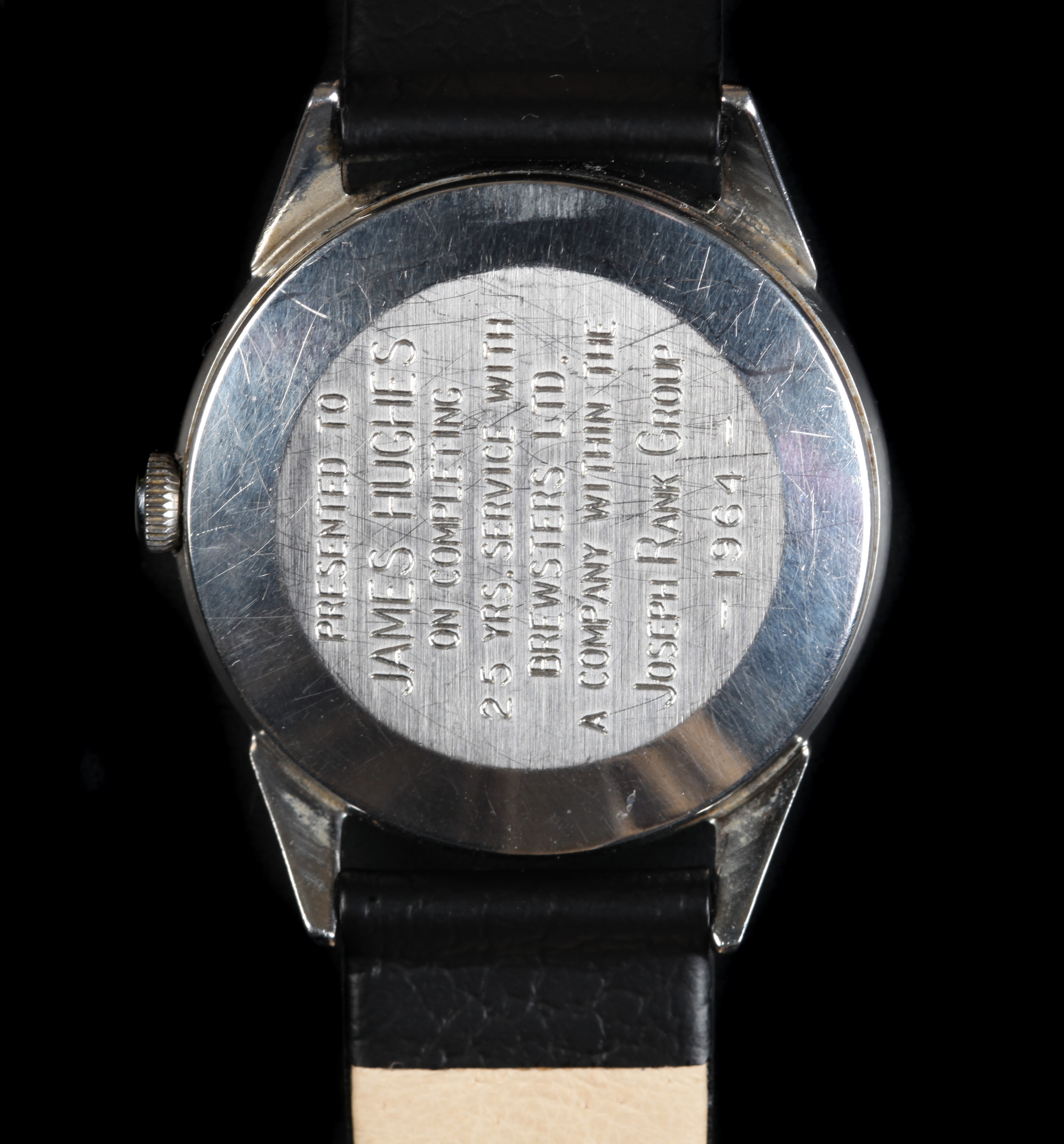 A Smiths gentleman's stainless steel Everest wristwatch c.1964, manual 19 jewel lever movement, - Image 2 of 2