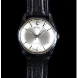 An Audax gentleman's Fortis stainless steel wristwatch, c.1965, manual 17 jewel lever movement,