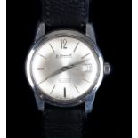 A Le Cheminant gentleman's Master Mariner stainless steel wristwatch c.1965 automatic jewel lever