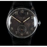 A Titus Fen F gentleman's stainless steel wristwatch c.1950, manual jewel lever movement