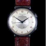 A Jaeger le Coultre gentleman's Memovox stainless wristwatch, c.1950s automatic, jewel lever 489