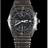 A Breitling gentleman's 1884 chronometer automatic date wristwatch model no. A13047 in stainless