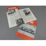 Motorsport Interest: Autosport Sept 1952, front cover photograph of Alberto Ascari 1952 Champion