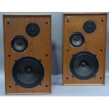 A pair of Celestion Ditton 33 hifi speakers, in teak cases