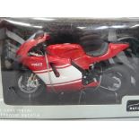 Five model motor racing bikes including KTM 1:12 MotoGP Model Bike Smith; Automaxx Premium 1:12;