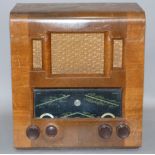 A Pye Radio Ltd wireless in walnut case