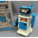 A Remco Mister Brain, Tru-Smoke robot, with a memory, 33cm, with box