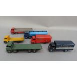 Dinky Supertoys die cast models to include Slumberland Guy lorry, Lyons Guy lorry, Foden flatback (
