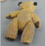 A Hermann Teddy original, with blonde plush, 30cm, together with a vintage Chad Valley teddy with
