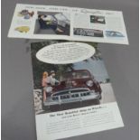 'Buick Looks Fine for '49' dealer's brochure, c.1949, together with 'The New 1949 Pontiac' dealer'