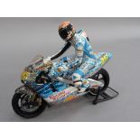 Minichamps 1:12 Honda NSR500 Valentino Rossi Team Nastro Azzurro GP Mugello 2001 Dirty Version,