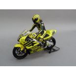 Minichamps 1:12 Honda NSE500 Valentino Rossi Pre Season Test Bike 2001, boxed, and Valentino Rossi