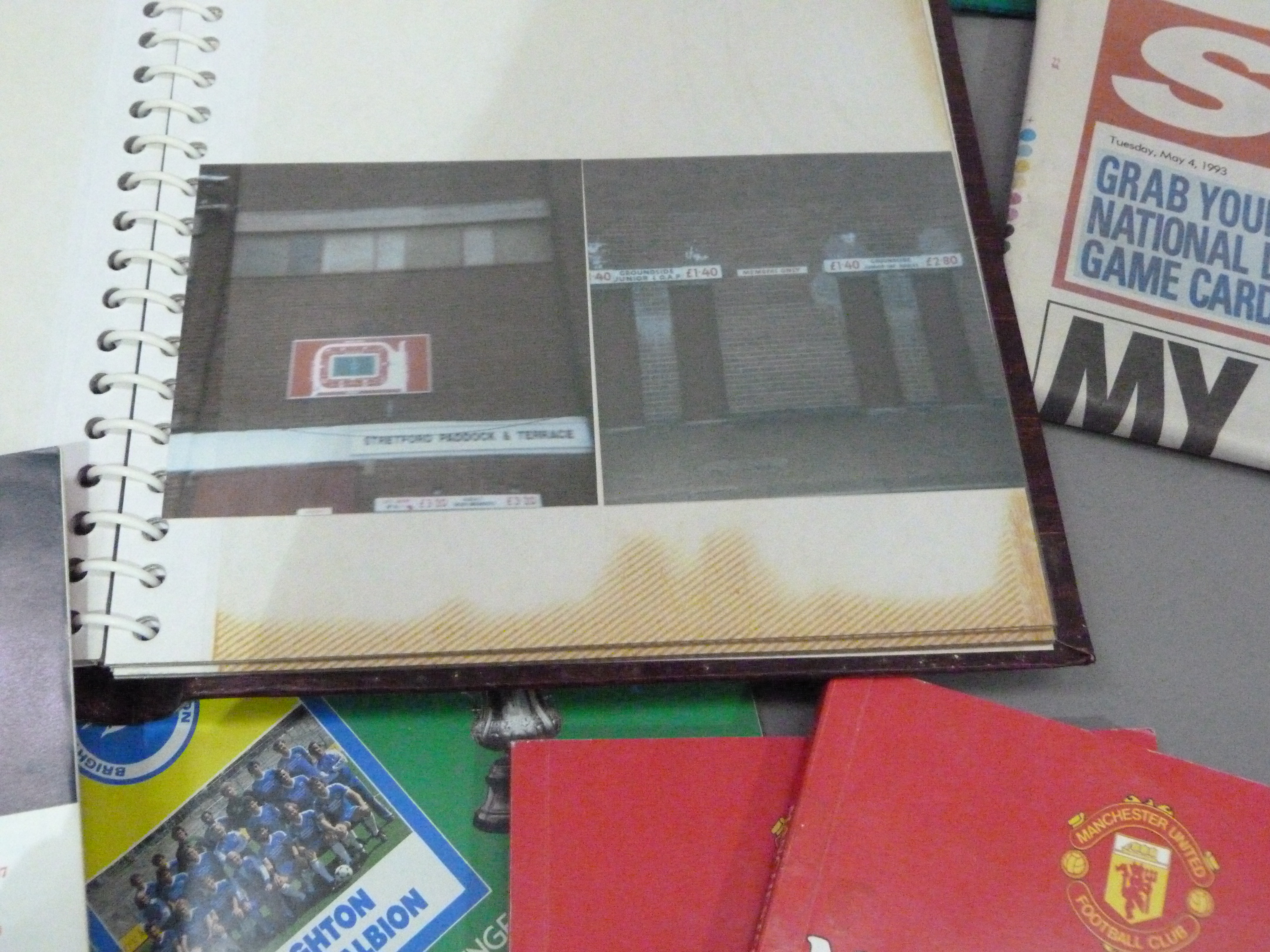 Manchester United Interest: Colour photographs and negatives of Old Trafford before the - Image 3 of 4