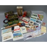 Festival of Britain 1951 Biro souvenir desk pen in original box together with printed tins,