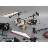 Small dragonfly proportional radio control system GT Model Infra Red Control and two gyroblades