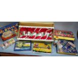 Vintage Christmas crackers in original box, Christmas lights and general party accessories