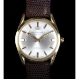 A Le Cheminant gentleman's rolled gold wristwatch c.1970 automatic 21 jewel lever movement, silvered