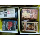 Richard Pitman, Mario Puzo, Len Deighton, and many others. A collection of circa 35 hardback novels,