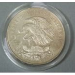 A 1968 silver 25 cent Estados