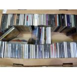 Quantity of 1980s pop music on CD in 2 boxes including New Order, Oasis, Prodigy etc