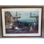Grosmont Station, signed limited edition print by Peter Gerald Baker