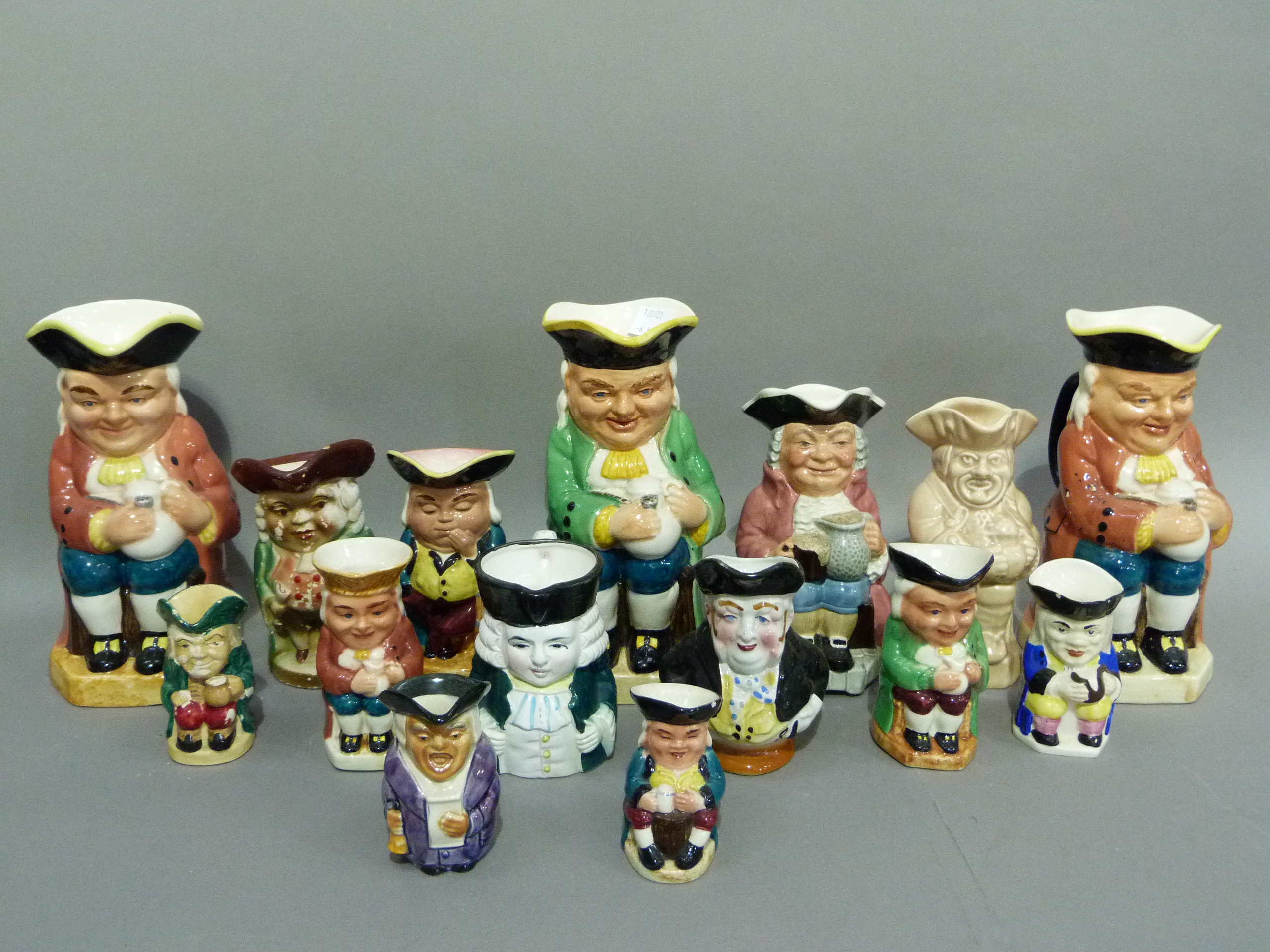 A quantity of Toby jugs various makes and sizes