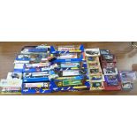 A quantity of Corgi and Dinky boxed vehicles including, Woolworths, Kellogs, Heinz, Cadburys,