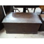 A late 19th/early 20th century stained pine lodging box